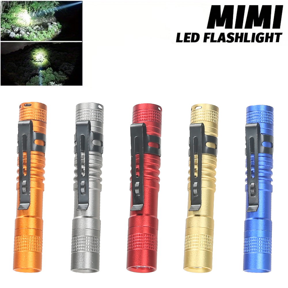 Outdoor Lighting Nearby - Mini stylo LED Portable avec pince,