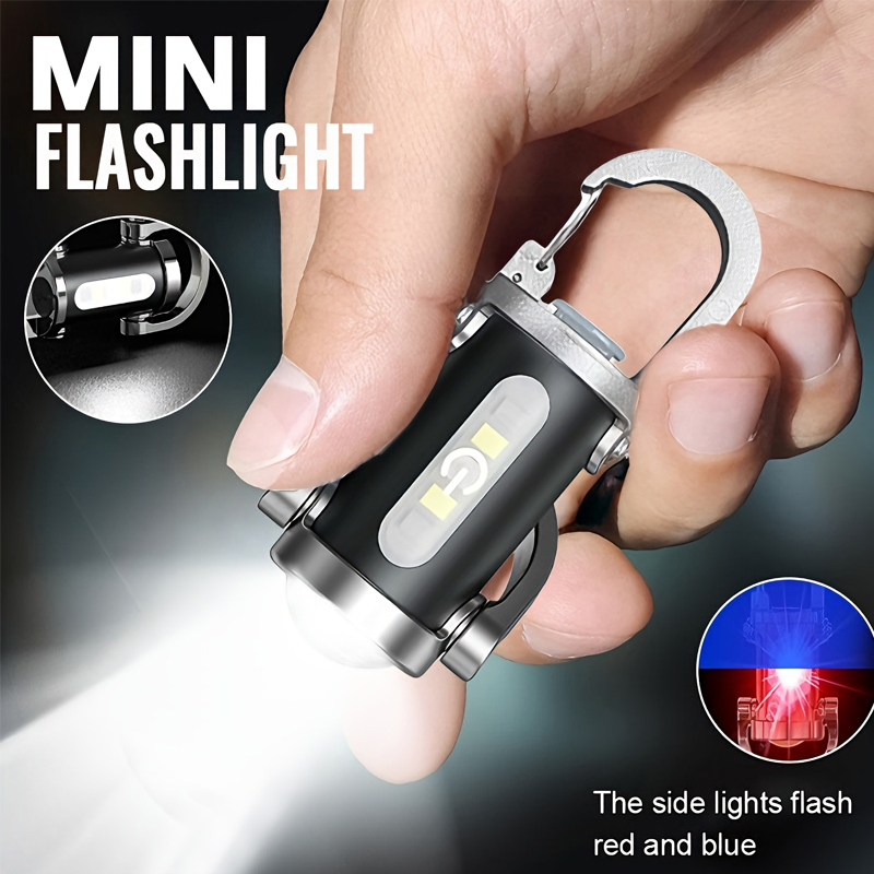 Outdoor Lighting Nearby - Mini lampe de poche porte-clés Rechargeable,