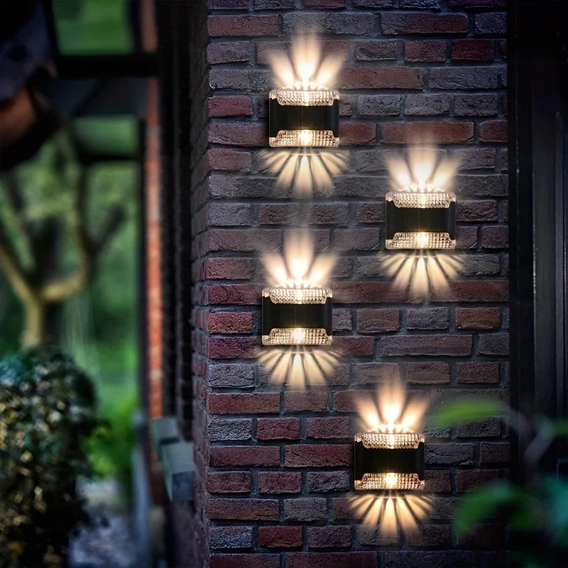Outdoor Lighting Jellyfish - Lot de 4 lampes solaires murales