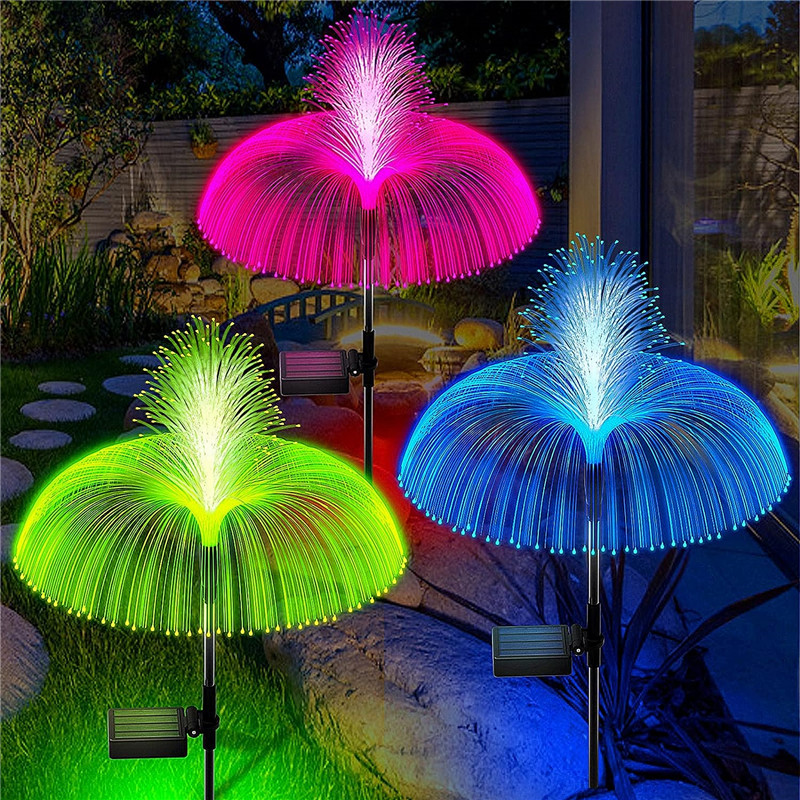 Outdoor Lighting Jellyfish - Lampe LED solaire à méduses, imperméable,