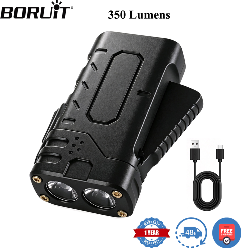 Outdoor Lighting Nearby - BORUIiT Lampe de poche LED EDC