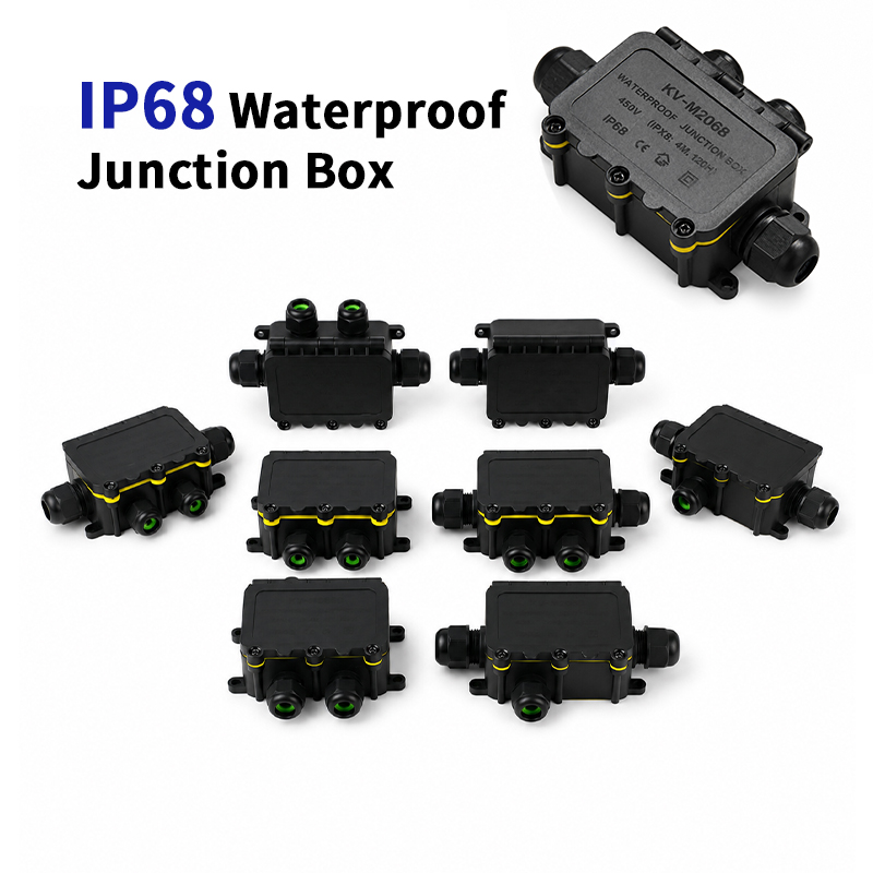 Outdoor Lighting Connectors - Boîtier de jonction étanche IP68 2-8