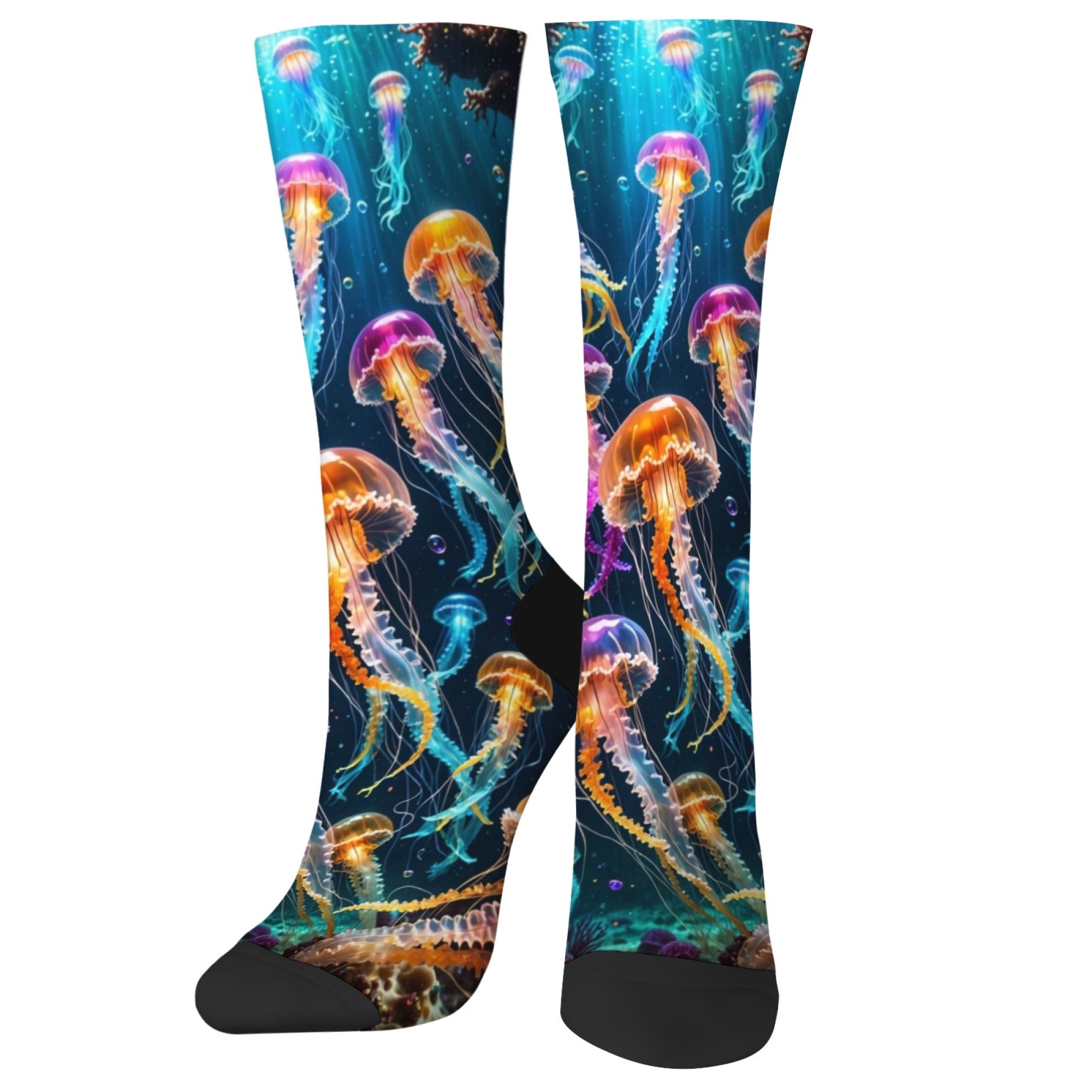 Outdoor Lighting Jellyfish - Ocean Light Chaussettes méduses colorées Nouveauté