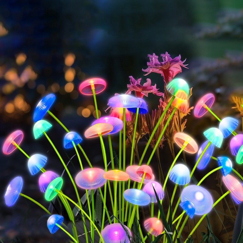 Lampe solaire de jardin en for - Outdoor Lighting Jellyfish avis et prix