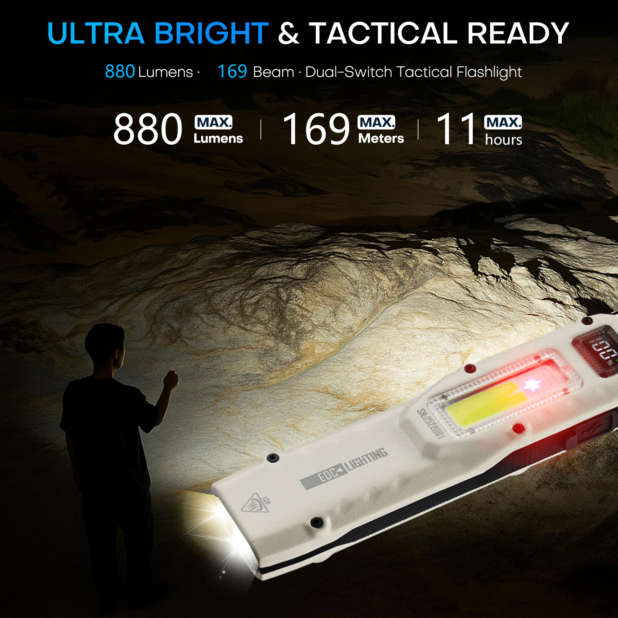 Portable 880LM YEMAO M28 Ultra - Outdoor Lighting Nearby avis et prix