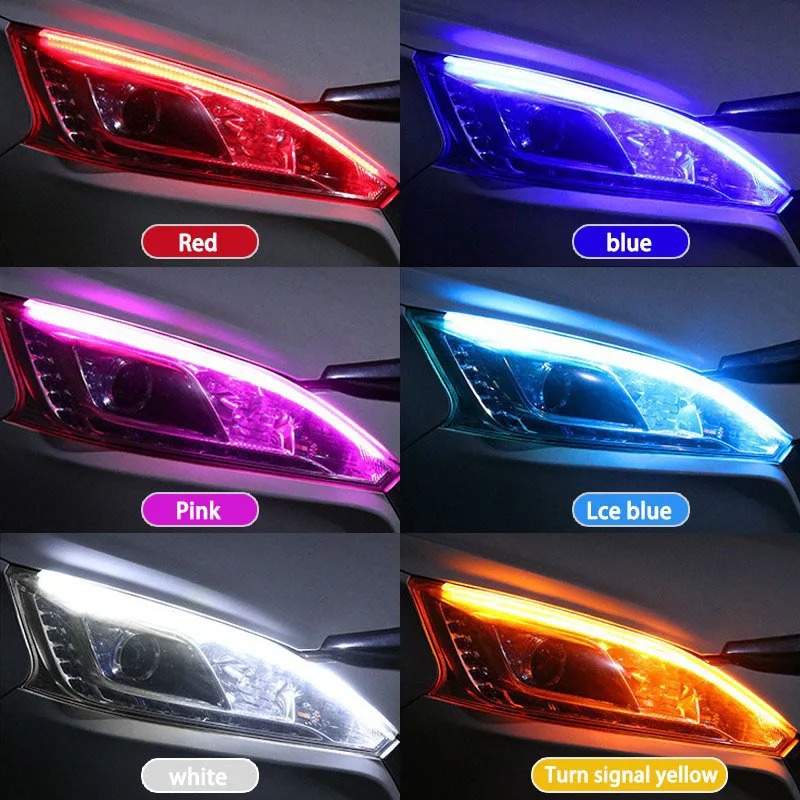 2 pièces voiture DRL Flexible  - Waterproof Led Strip avis et prix