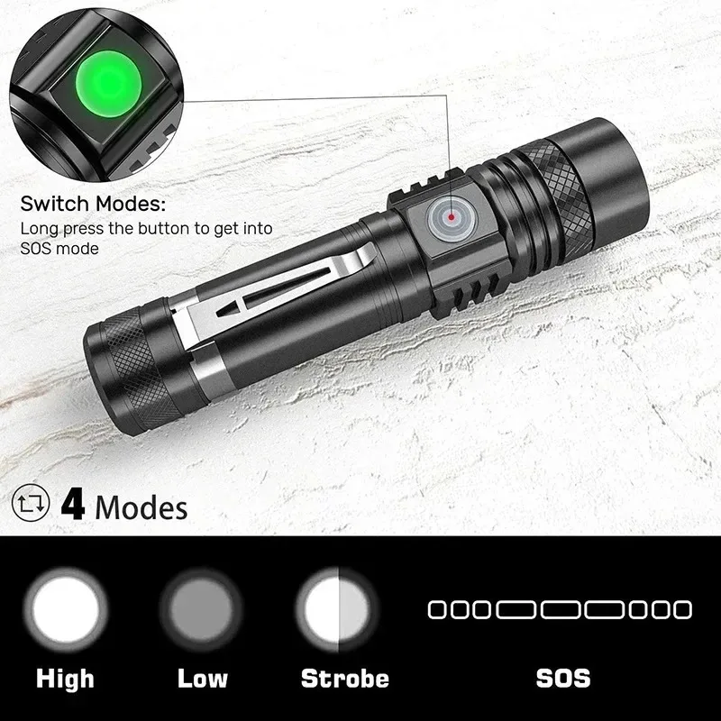 Lampe de poche portative T6 Re - Outdoor Lighting Nearby avis et prix