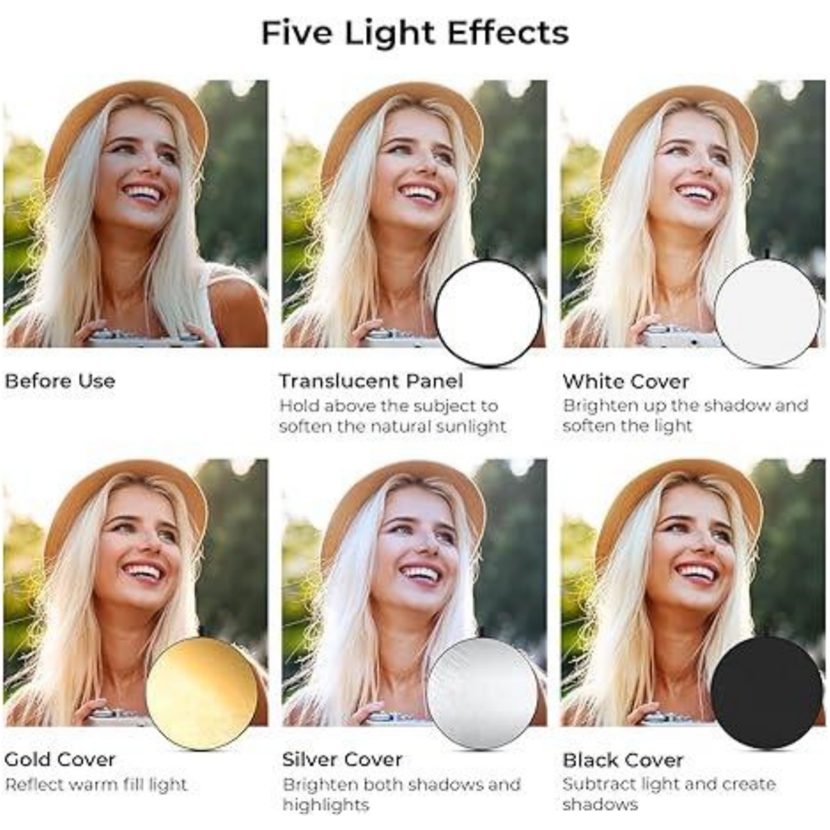 HUANYINGBJB Portable 5 en 1 ré - Outdoor Lighting In Photography avis et prix