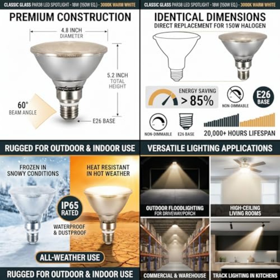 Ampoules LED PAR38 à réflecteu - Led Flood Light avis et prix