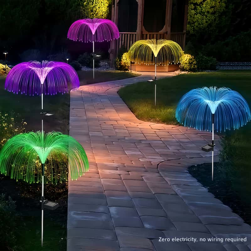 Lampes LED solaires en forme d - Outdoor Lighting Jellyfish avis et prix