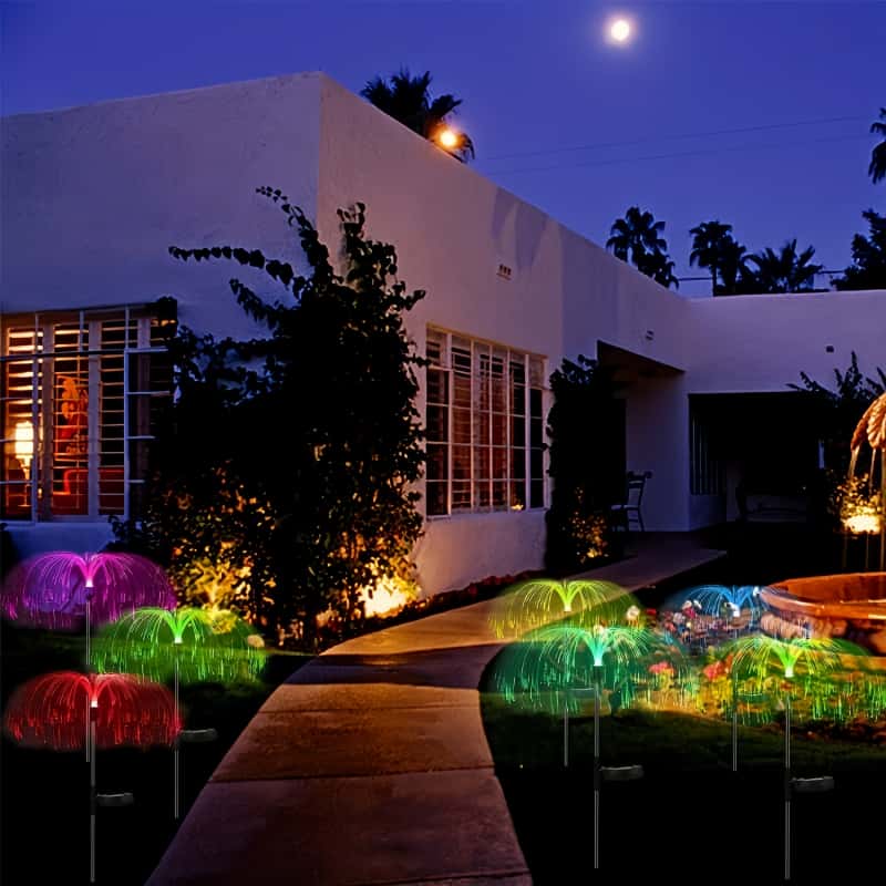Lampes LED solaires en forme d - Outdoor Lighting Jellyfish avis et prix