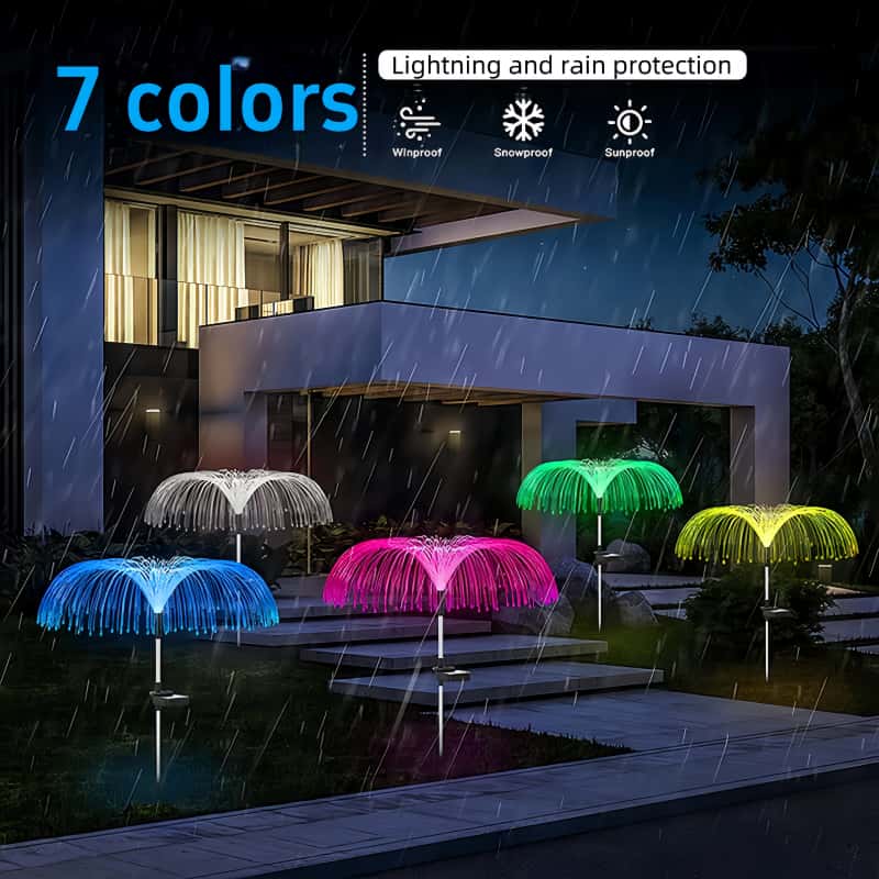 Lampes LED solaires en forme d - Outdoor Lighting Jellyfish avis et prix