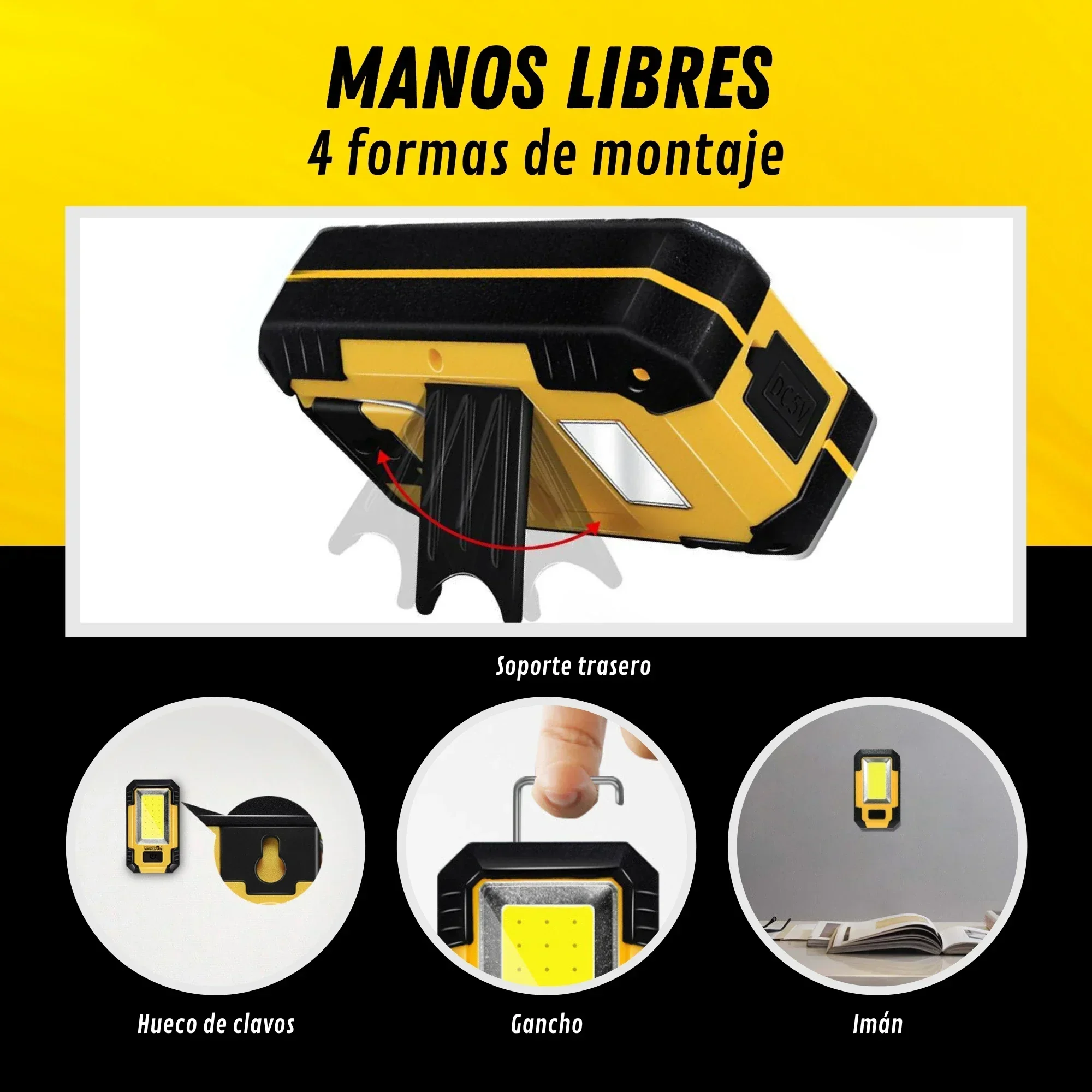 Lampe de travail rechargeable  - Outdoor Lighting Nearby avis et prix