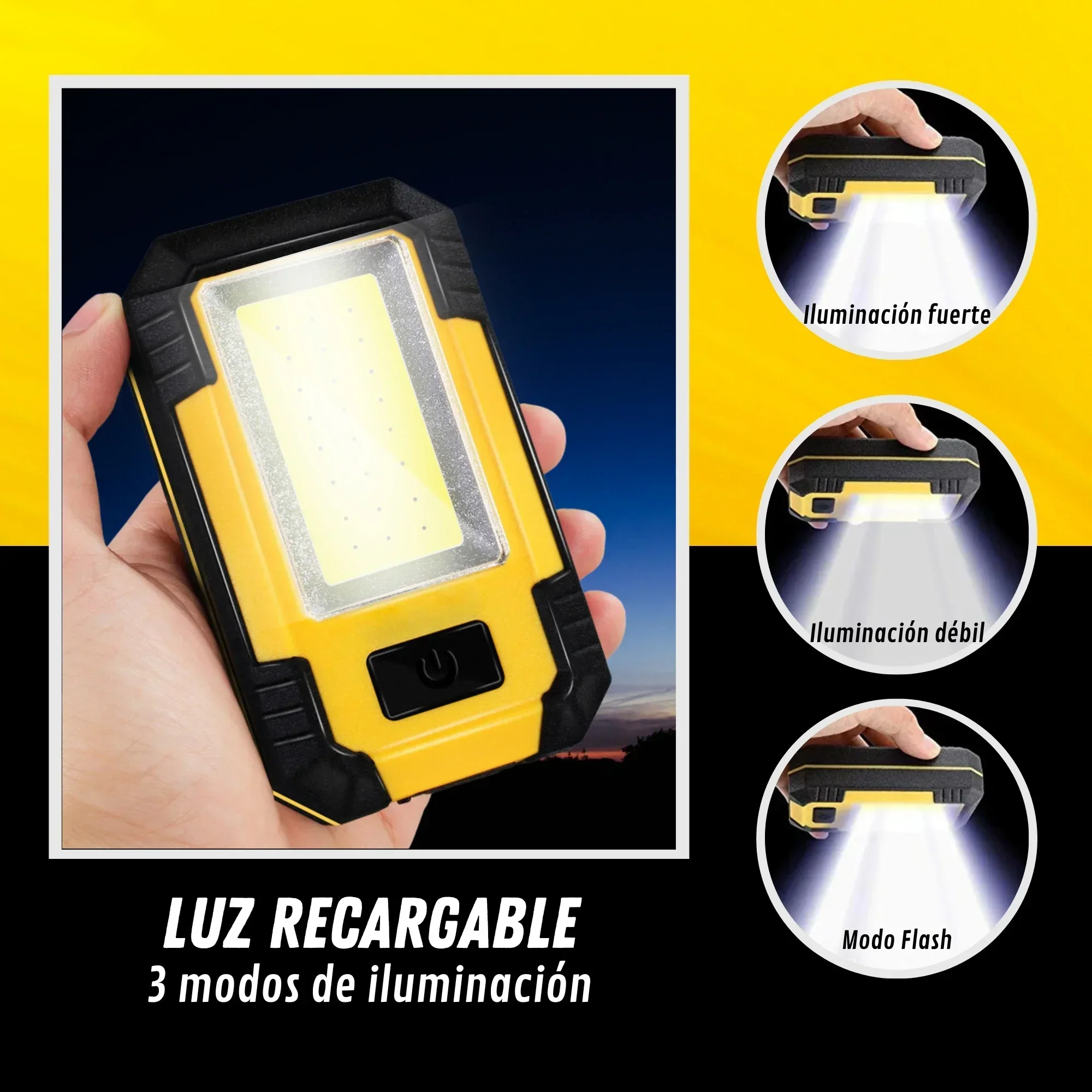 Lampe de travail rechargeable  - Outdoor Lighting Nearby avis et prix