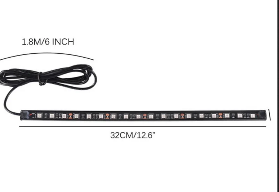 2 pièces 30cm 12V LED bande lu - Waterproof Led Strip avis et prix