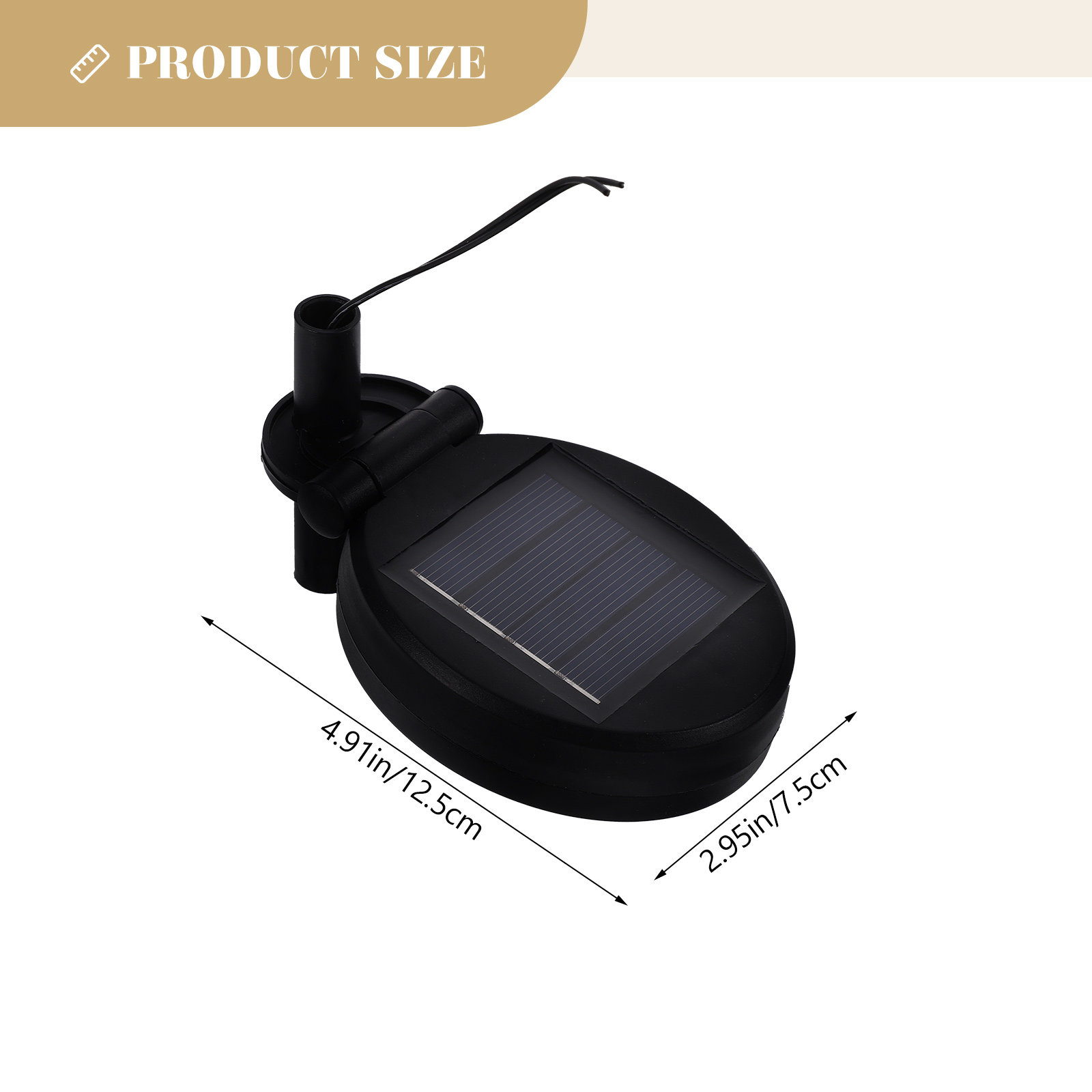 Mini panneau solaire de rempla - Outdoor Lighting Replacement Parts avis et prix