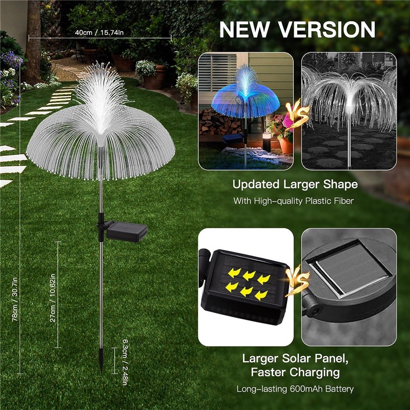 Lampe LED solaire à méduses, i - Outdoor Lighting Jellyfish avis et prix