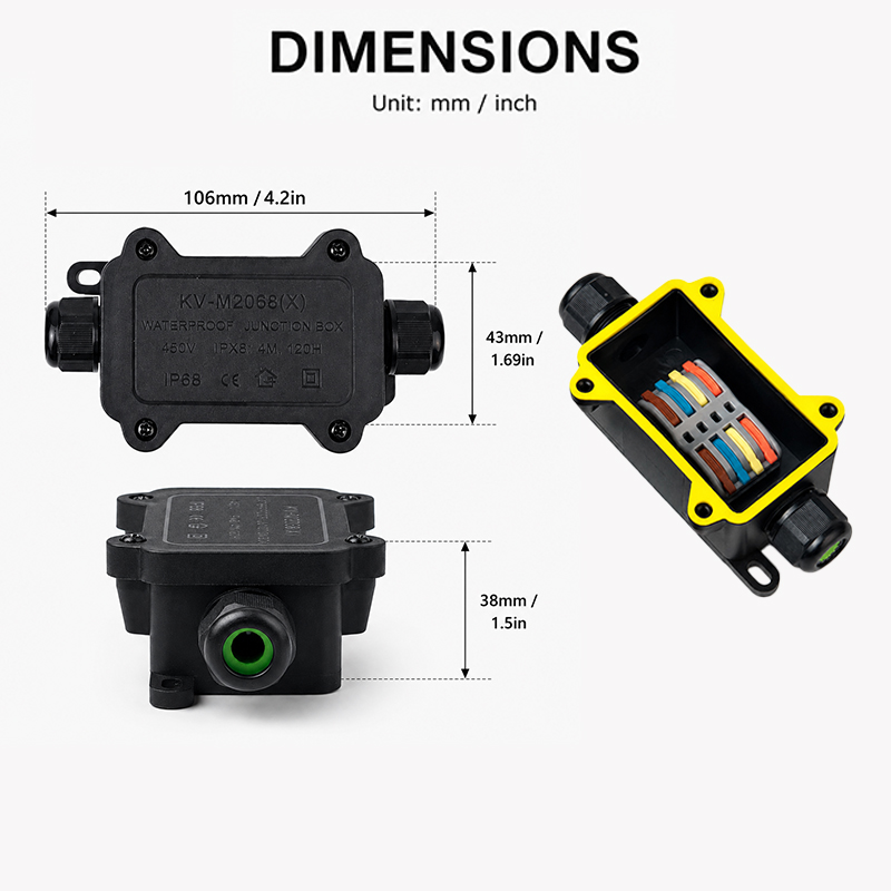 Boîtier de jonction étanche IP - Outdoor Lighting Connectors avis et prix