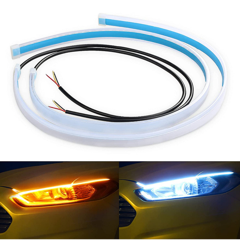 2 pièces DRL voiture Flexible  - Waterproof Led Strip avis et prix