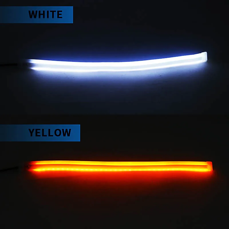 2 pièces DRL voiture Flexible  - Waterproof Led Strip avis et prix