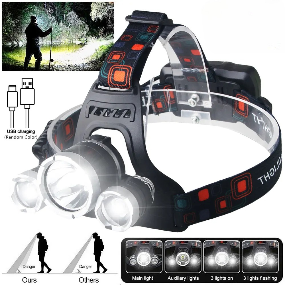Lampe frontale LED haute puiss - Outdoor Lighting Nearby avis et prix