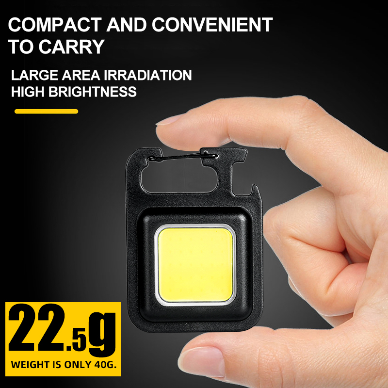 Lampe de poche MINI COB à clé, - Outdoor Lighting Nearby avis et prix