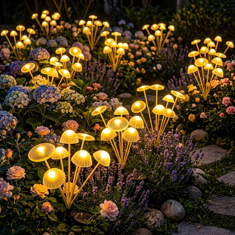 Lampes solaires en forme de mé - Outdoor Lighting Jellyfish avis et prix