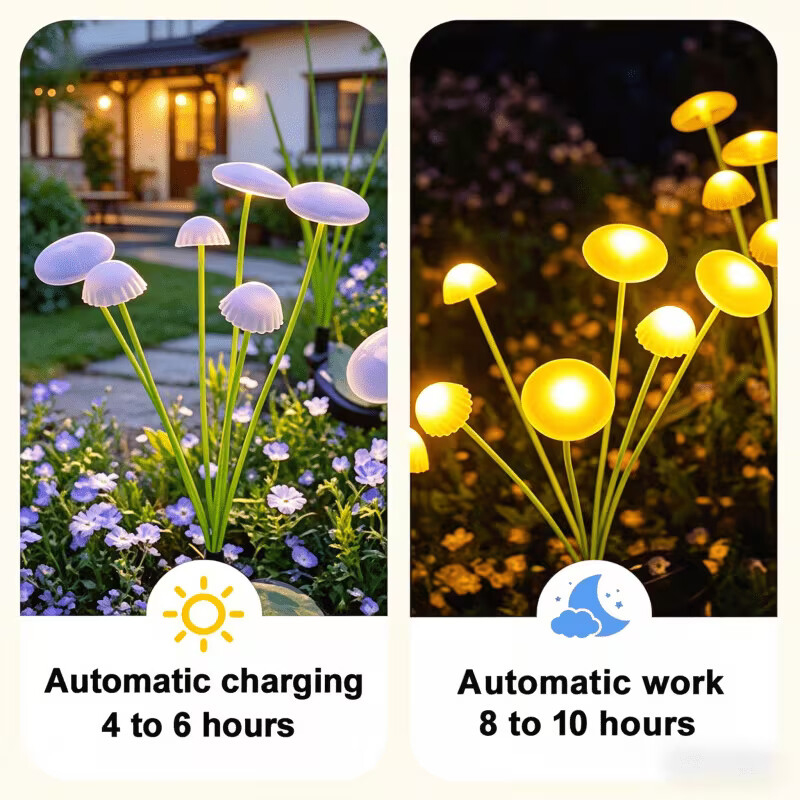 Lampes solaires en forme de mé - Outdoor Lighting Jellyfish avis et prix