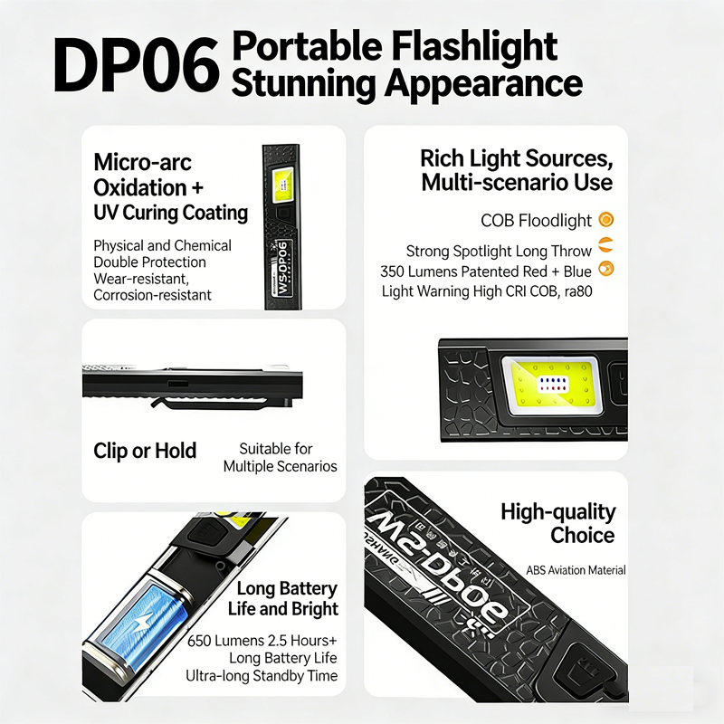 Lampe de poche LED COB recharg - Led Flood Light avis et prix